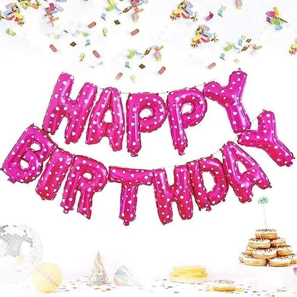 Hello Kitty Birthday Party Decor Set, 24pcs Banner and Foil Balloons Party Kit - Picture 6 of 6